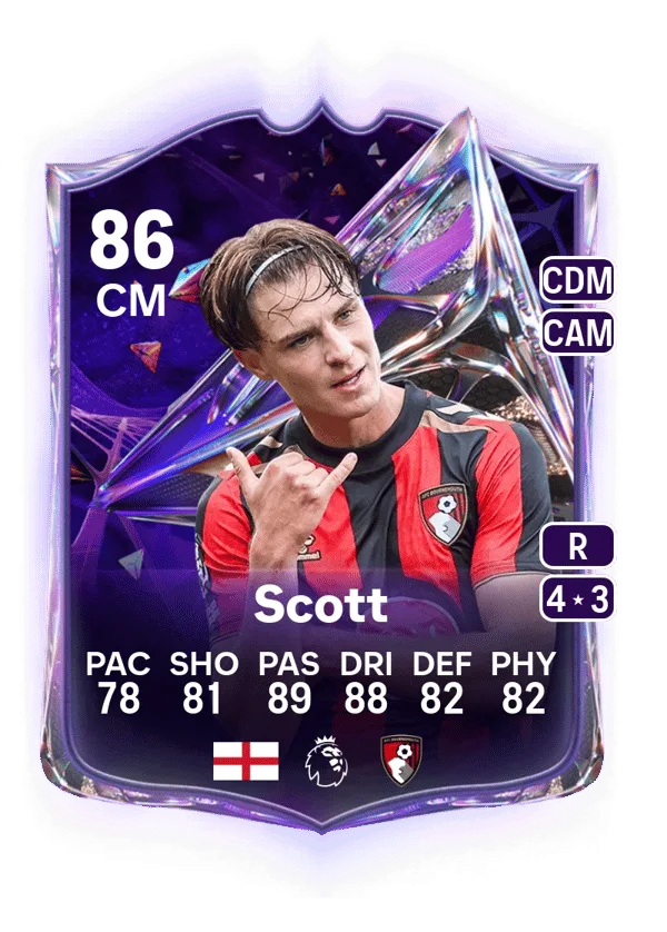 Alex Scott (Future Stars, OVR 86, CM) - PS4, PS5, XSX, XSS, XOne