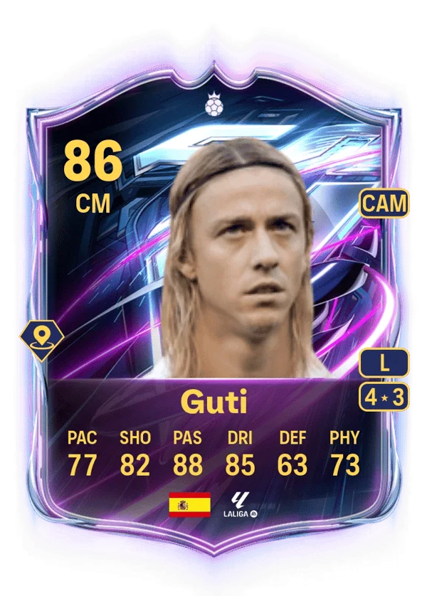 Guti (Base Hero, OVR 86, CM) - PS4, PS5, XSX, XSS, XOne