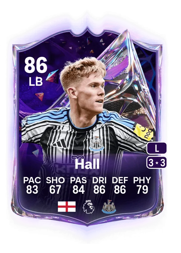 Lewis Hall (Future Stars, OVR 86, LB) - PS4, PS5, XSX, XSS, XOne