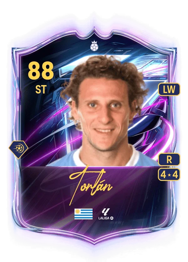 Diego Forlán (Base Hero, OVR 88, ST) - PS4, PS5, XSX, XSS, XOne
