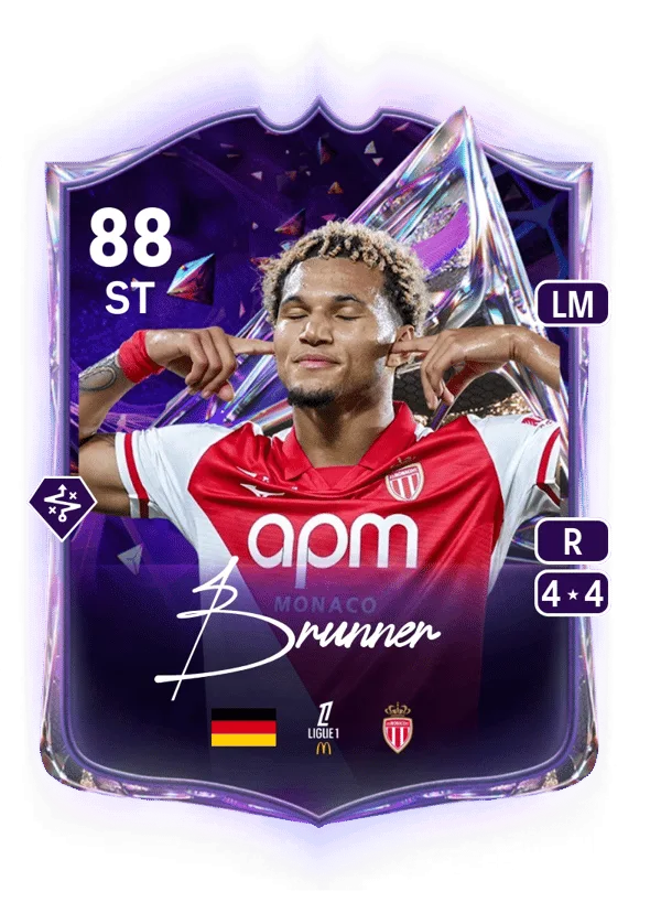 Paris Brunner (Future Stars, OVR 88, ST) - PS4, PS5, XSX, XSS, XOne