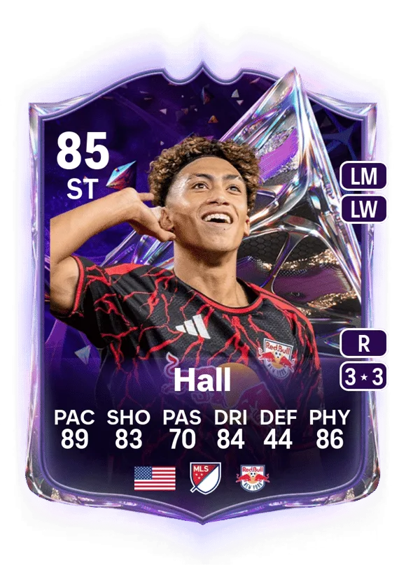 Julian Hall (Future Stars, OVR 85, ST) - PS4, PS5, XSX, XSS, XOne