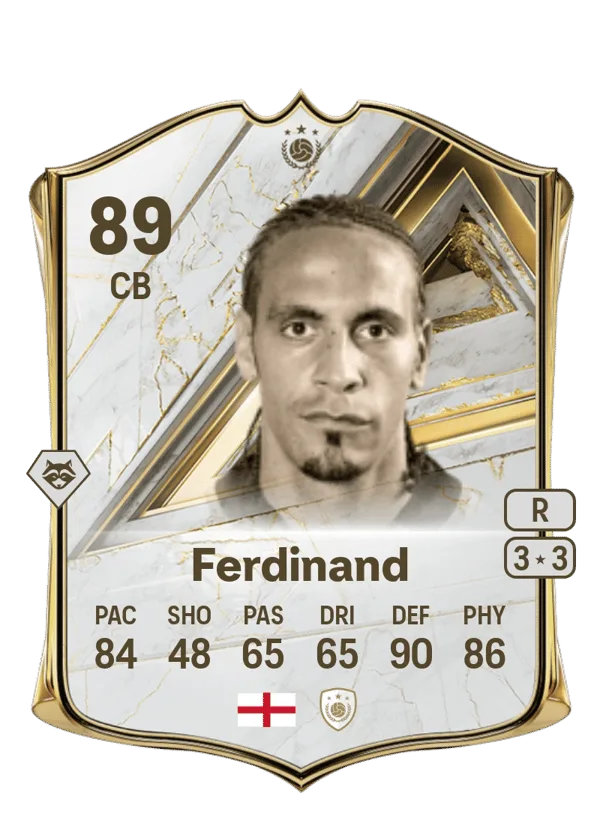 Rio Ferdinand (Base Icon, OVR 89, CB) - PC