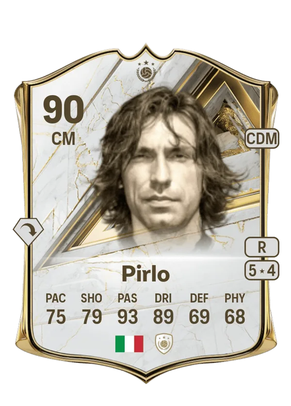 Andrea Pirlo (Base Icon, OVR 90, CM) - PS4, PS5, XSX, XSS, XOne