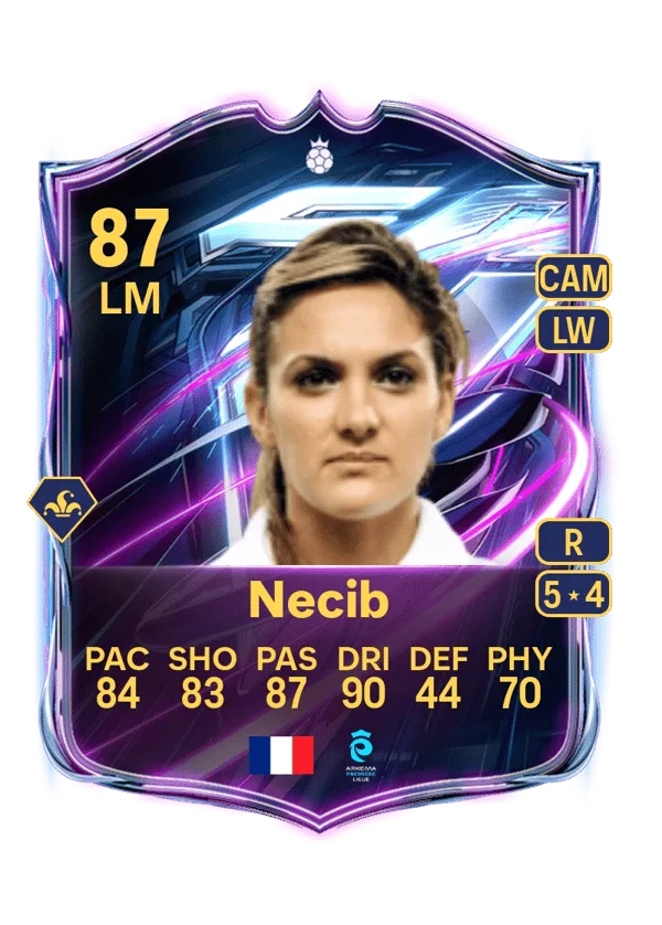 Louisa Necib (Base Hero, OVR 87, LM) - PS4, PS5, XSX, XSS, XOne