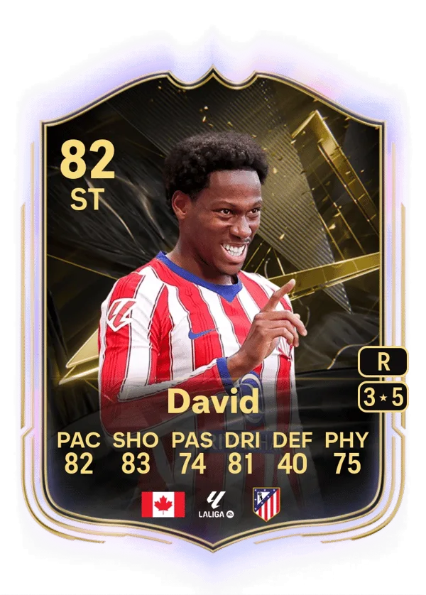 Jonathan David (Team of the Week, OVR 82, ST) - PC