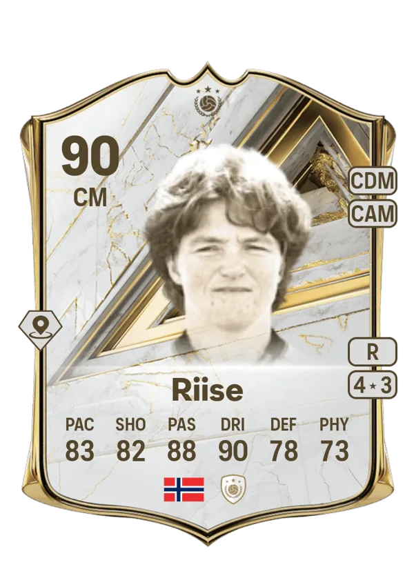 Hege Riise (Base Icon, OVR 90, CM) - PS4, PS5, XSX, XSS, XOne